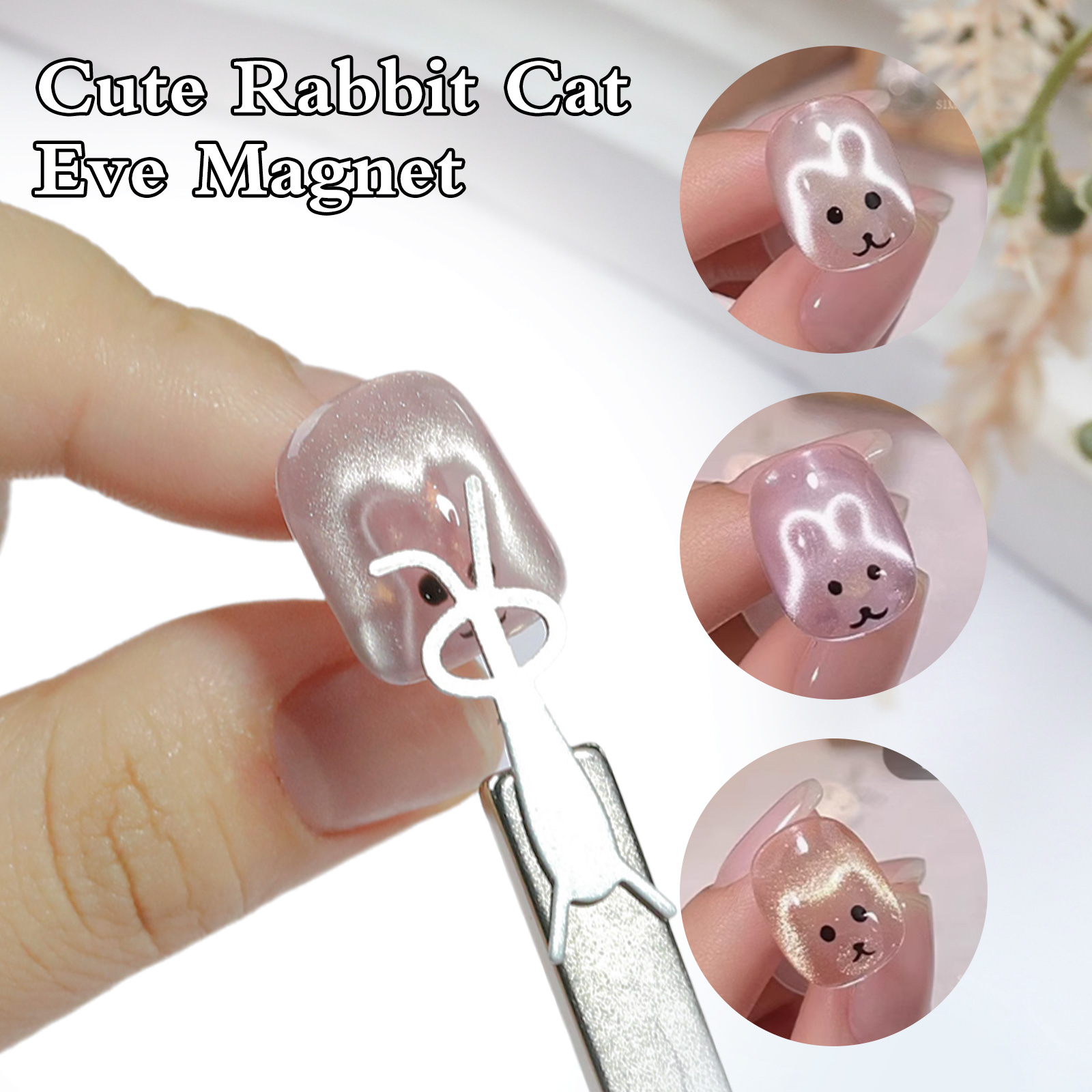 Nail Art Full Color - Juego de imanes con forma de