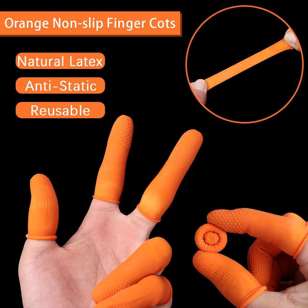 Nail Art Natural - Guantes de goma Natural reutilizables para