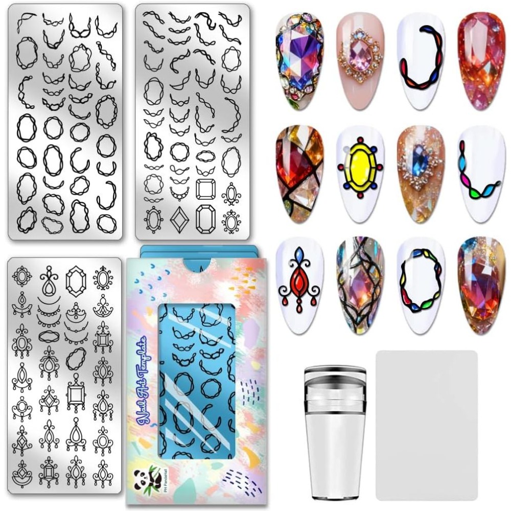 Nail Stamping Plate - Placa de Estampado de Uñas con