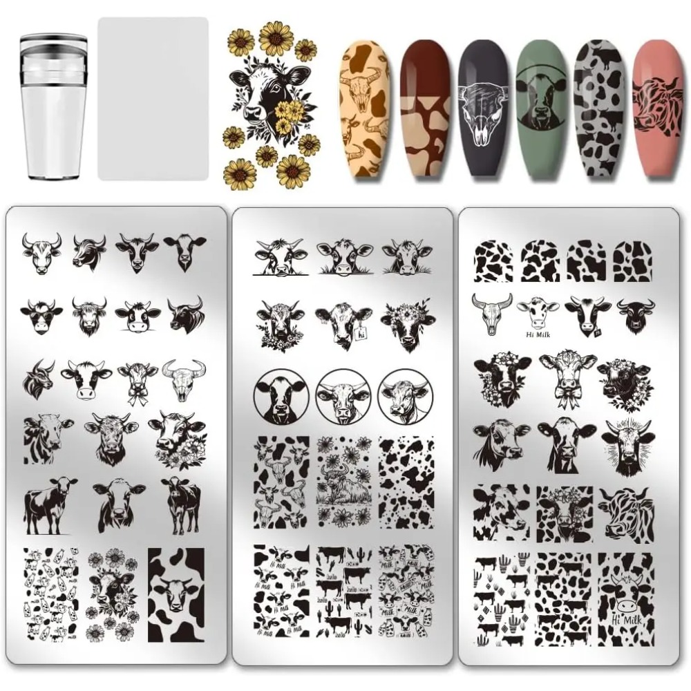 Nail Stamping Plate - Placas de estampado de uñas con