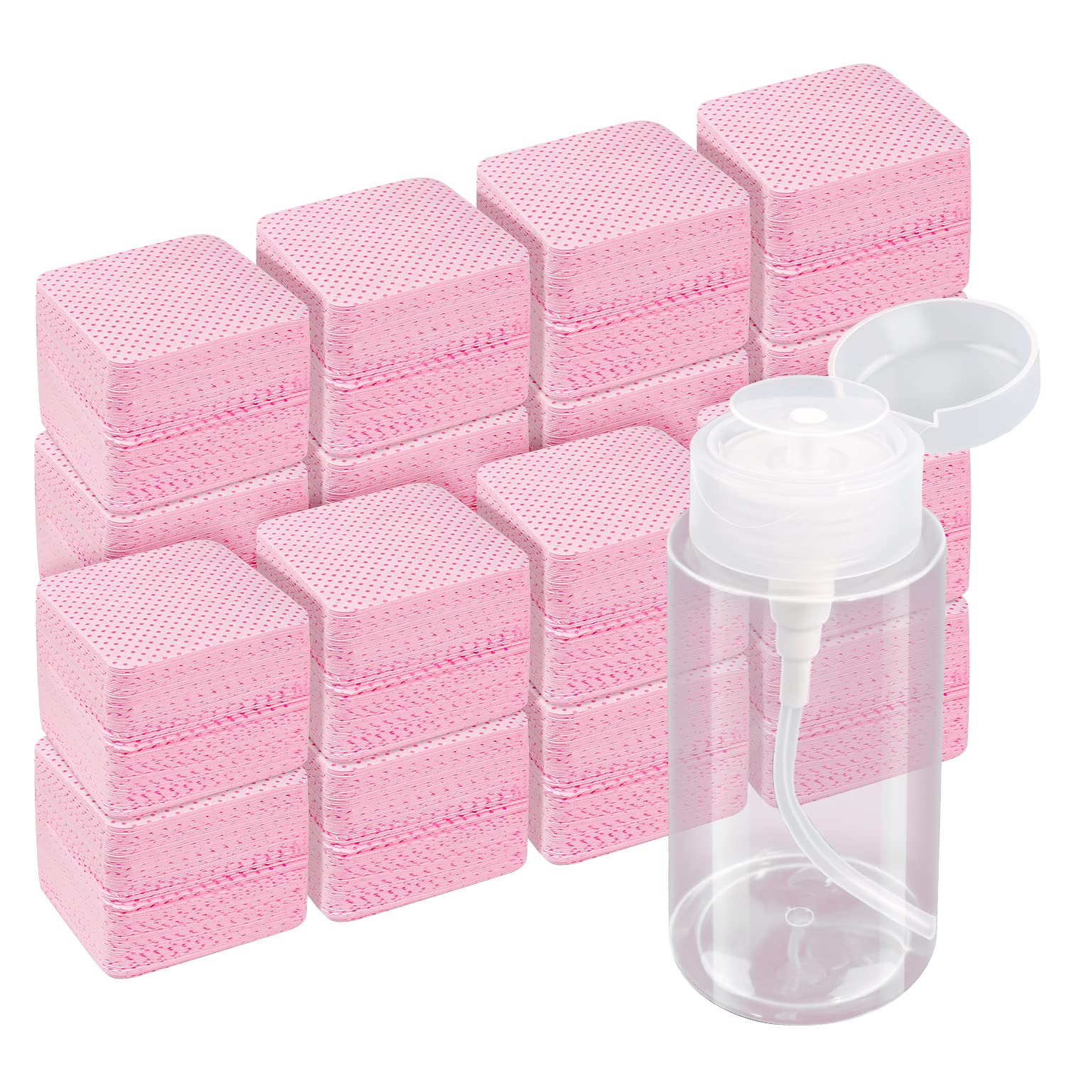 Nail Art Remove - 20/600 unidades de toallitas para uñas
