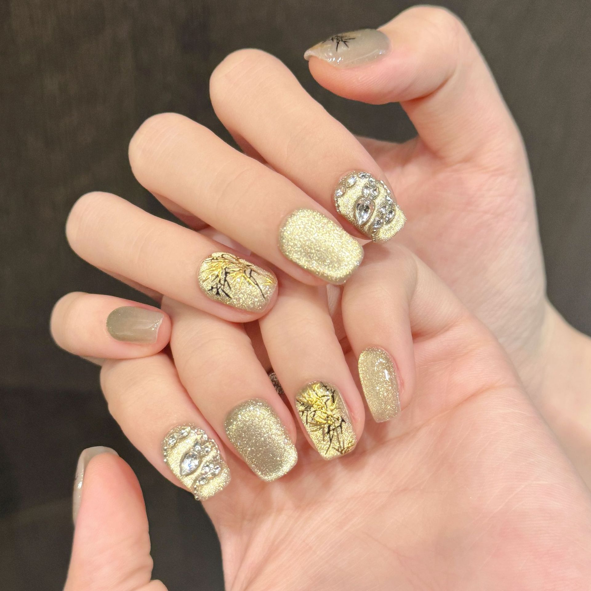 10 Uds nuevo estilo chino hech - Nail Art Aesthetic reseña y precio