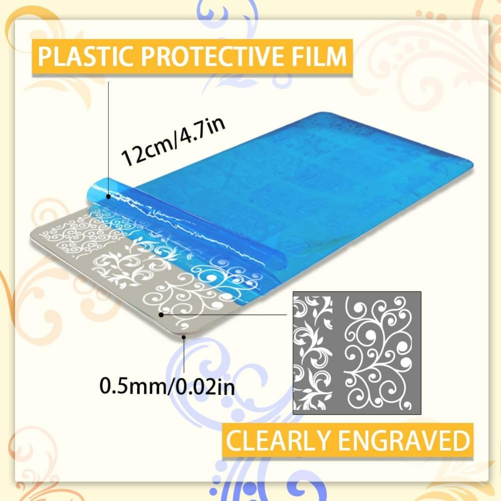 Plantillas para decoración de  - Nail Stamping Plate reseña y precio