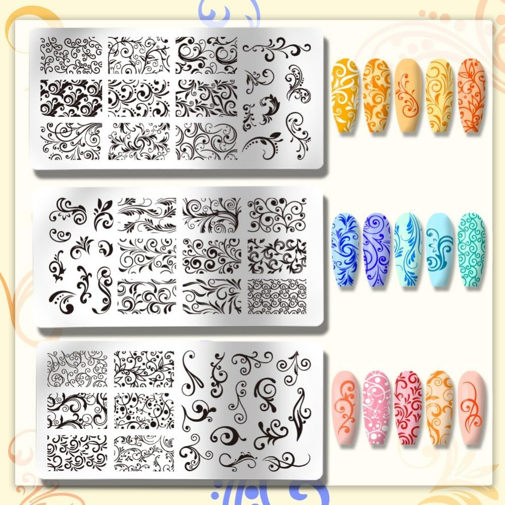 Plantillas para decoración de  - Nail Stamping Plate reseña y precio