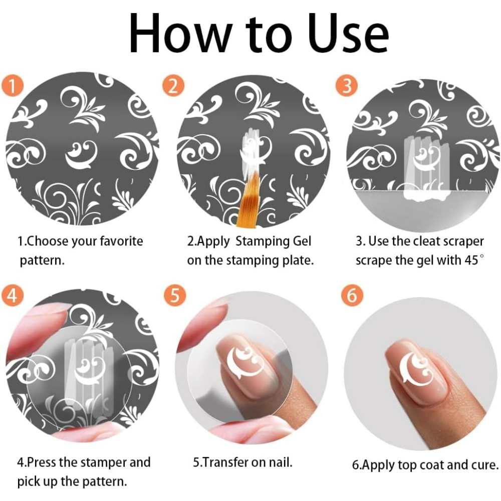 Plantillas para decoración de  - Nail Stamping Plate reseña y precio