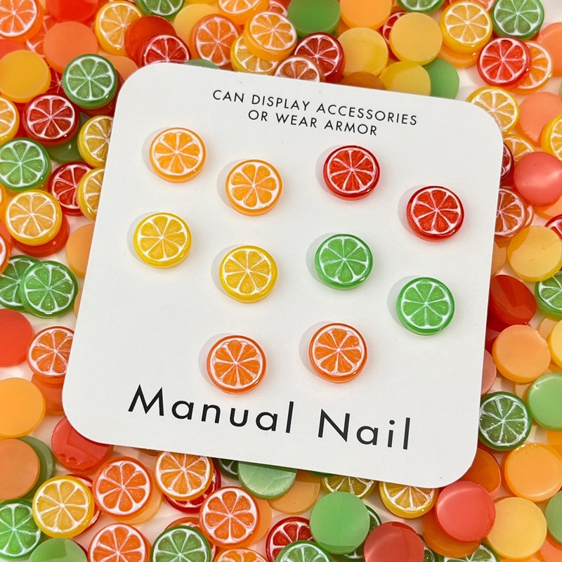20 piezas de mini adornos de r - Nail Art Orange reseña y precio