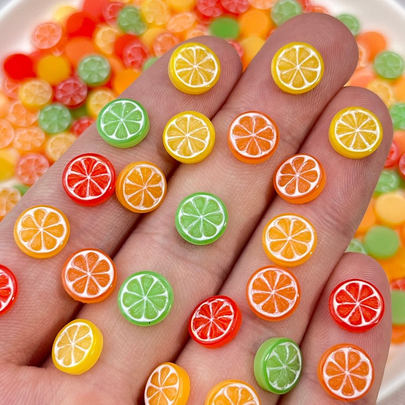 20 piezas de mini adornos de r - Nail Art Orange reseña y precio