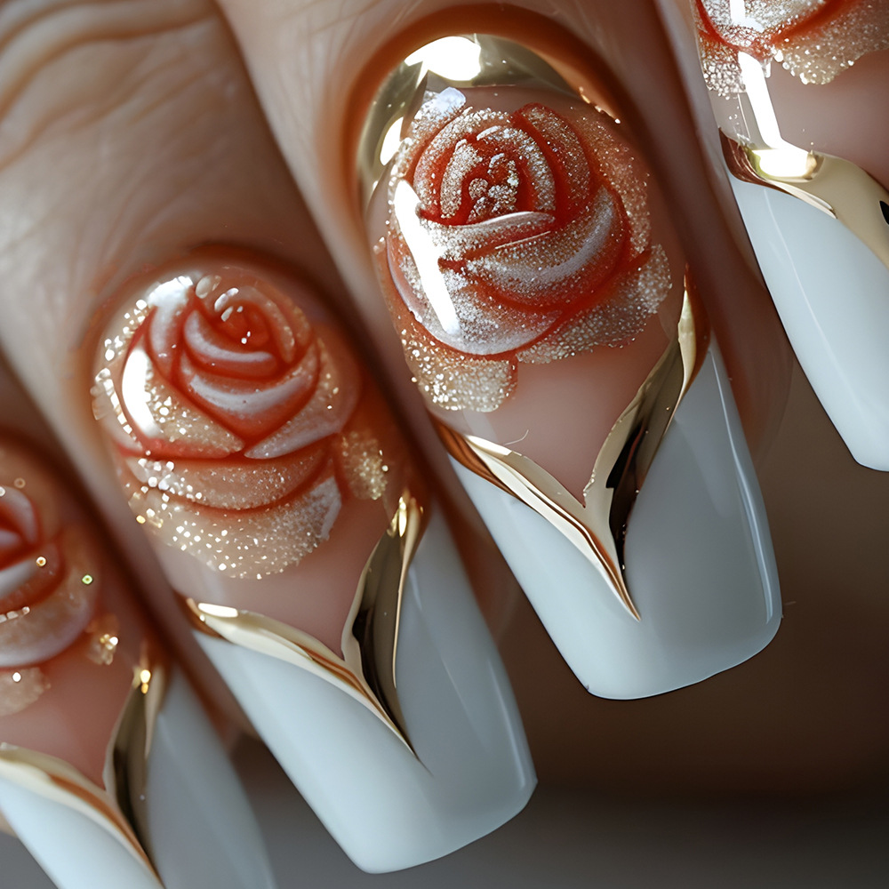 Uñas postizas cuadradas de tam - Nail Art Full Color reseña y precio