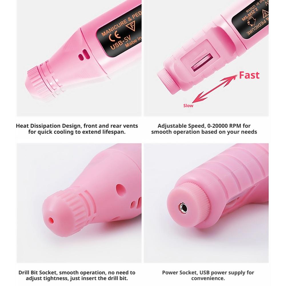 Lima Eléctrica Portátil para U - Nail Art Full Color reseña y precio