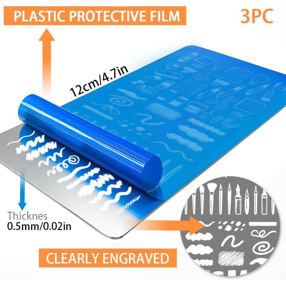 3 unidades de plantillas para  - Nail Stamping Plate reseña y precio