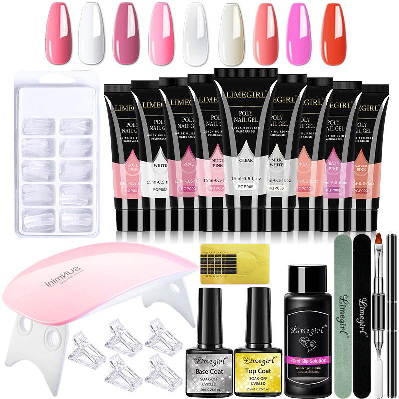 Kit de Gel de uñas de 15ml par - Nail Art Full Color reseña y precio
