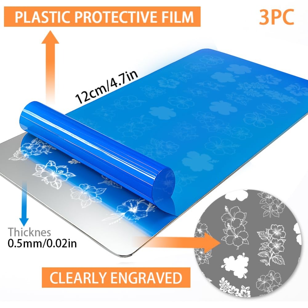 Plantillas de Acero Inoxidable - Nail Stamping Plate reseña y precio