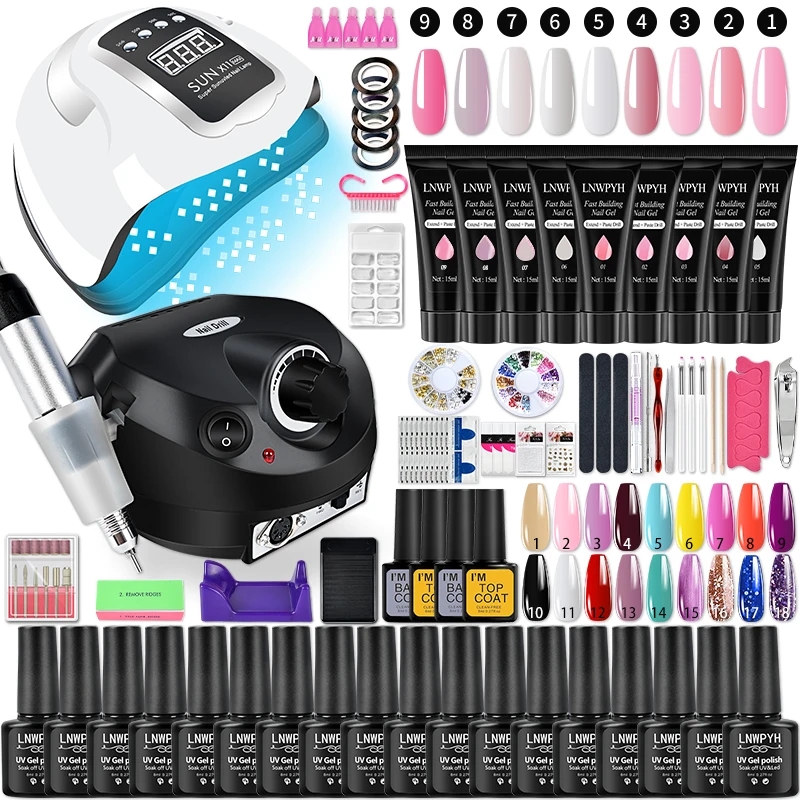 Juego de esmalte de uñas de Ge - Nail Art Full Color reseña y precio