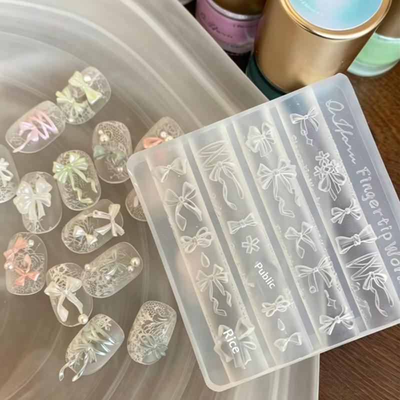 Molde de silicona 3D con forma - Nail Stamping Plate reseña y precio