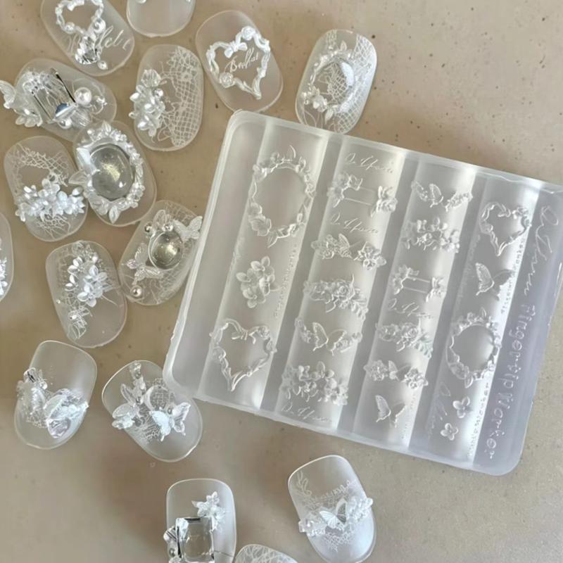 Molde de silicona 3D con forma - Nail Stamping Plate reseña y precio
