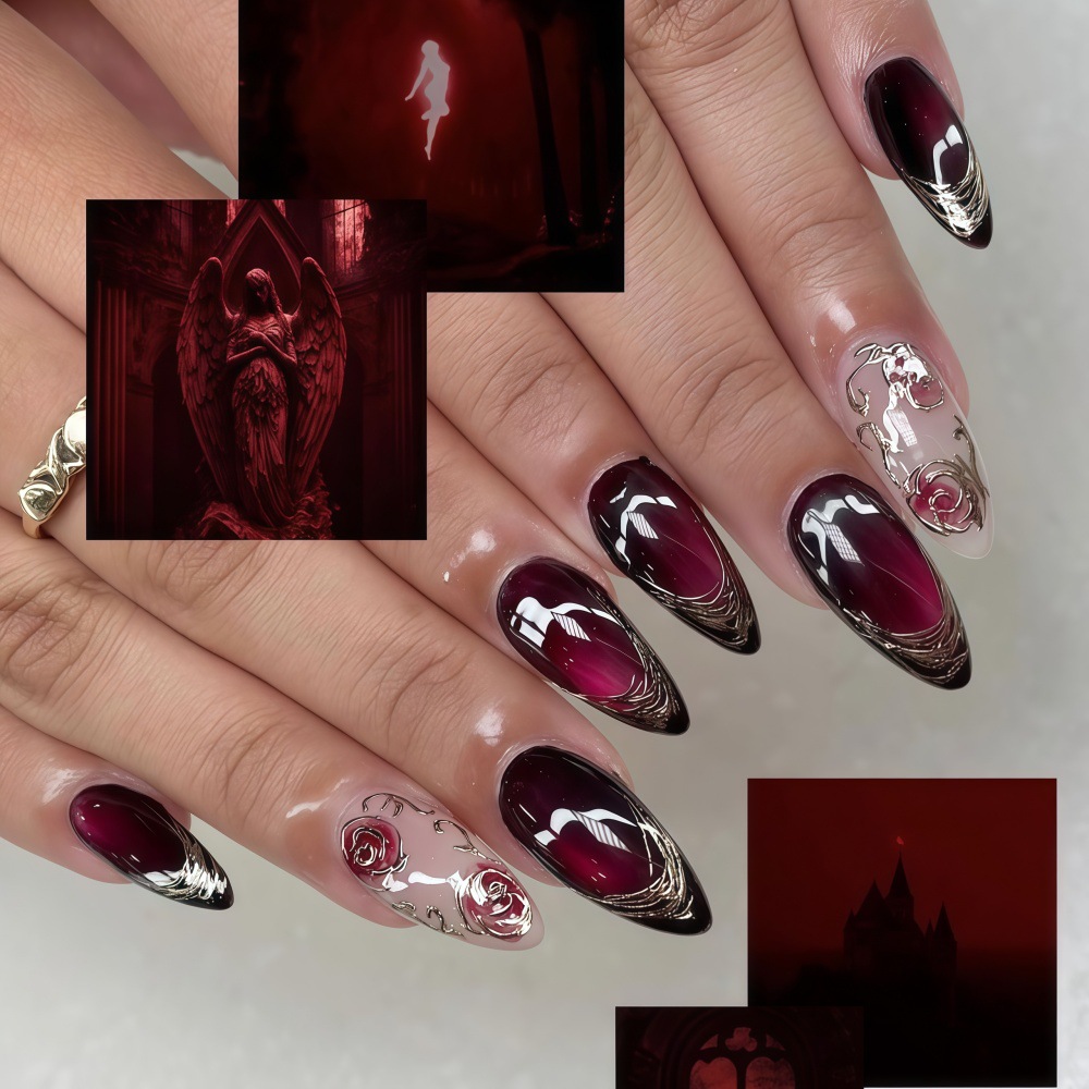 Uñas postizas 3D para mujeres  - Nail Art Design reseña y precio
