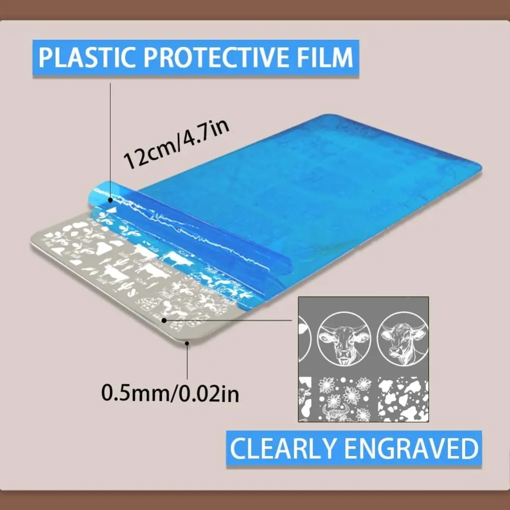 Placas de estampado de uñas co - Nail Stamping Plate reseña y precio