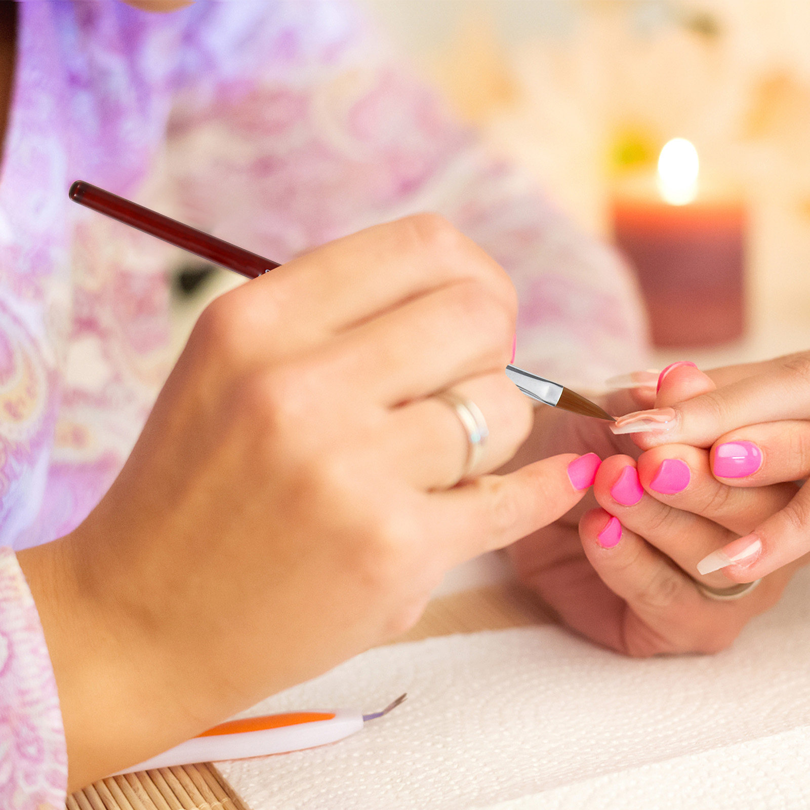 Pincel Ergonómico para Decorac - Nail Art Natural reseña y precio