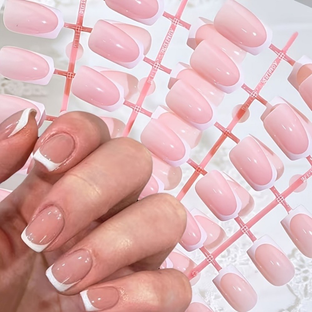120 Uñas Postizas Cortas Cuadr - Nail Art Natural reseña y precio