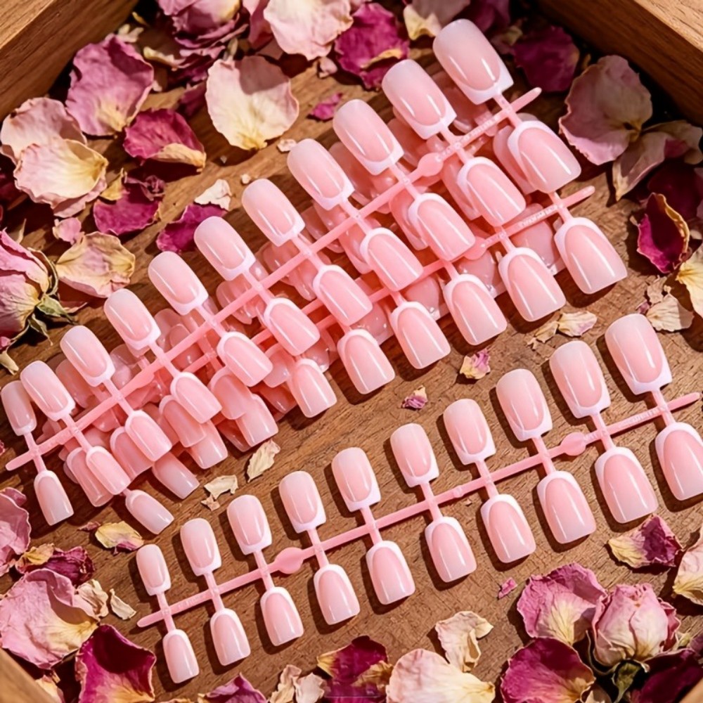 120 Uñas Postizas Cortas Cuadr - Nail Art Natural reseña y precio