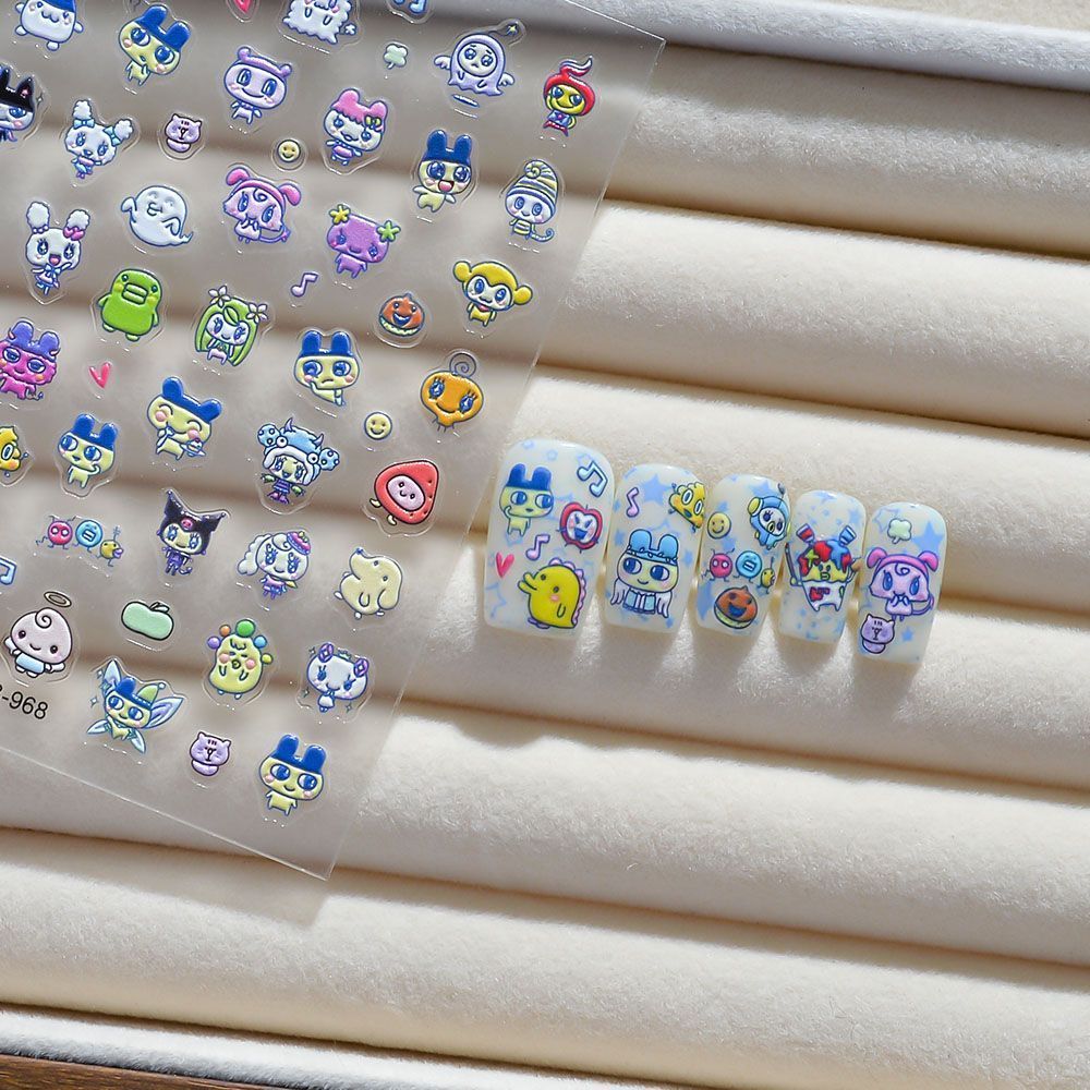 Pegatinas de Uñas con Relieve  - Nail Art Design reseña y precio