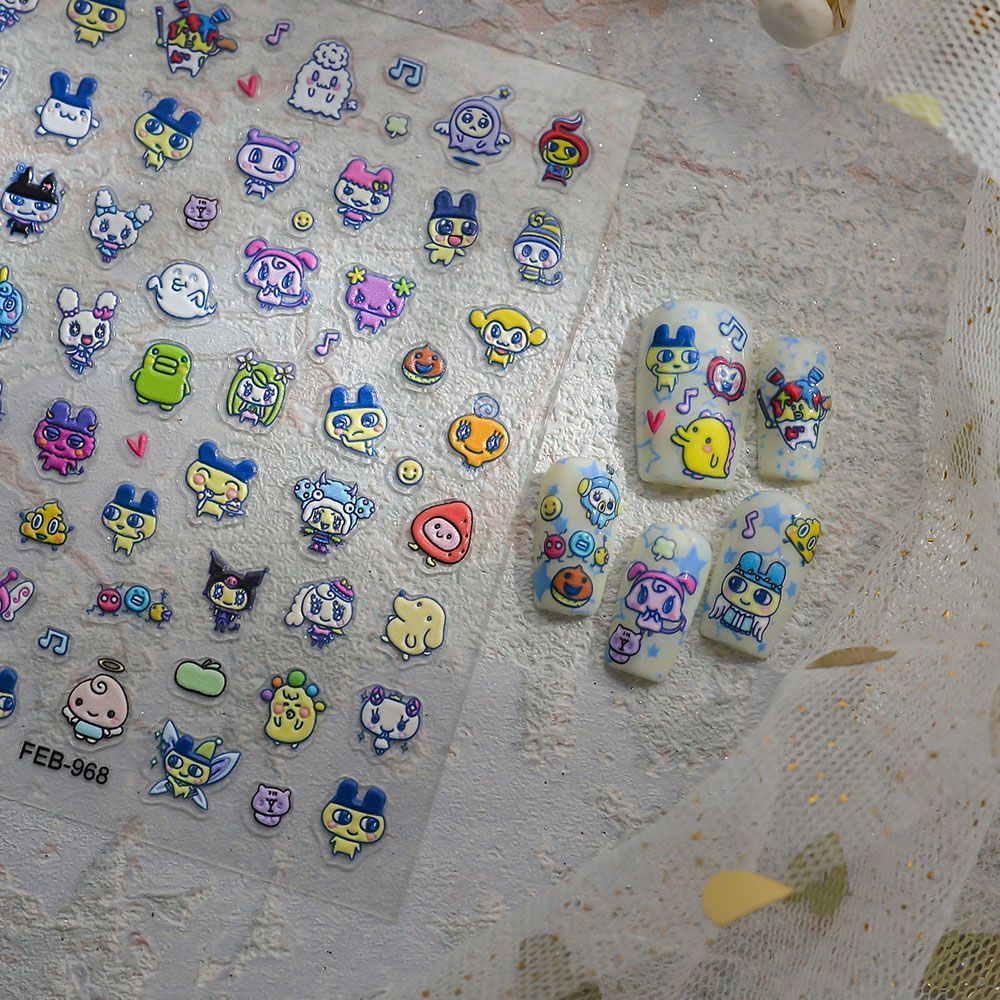 Pegatinas de Uñas con Relieve  - Nail Art Design reseña y precio