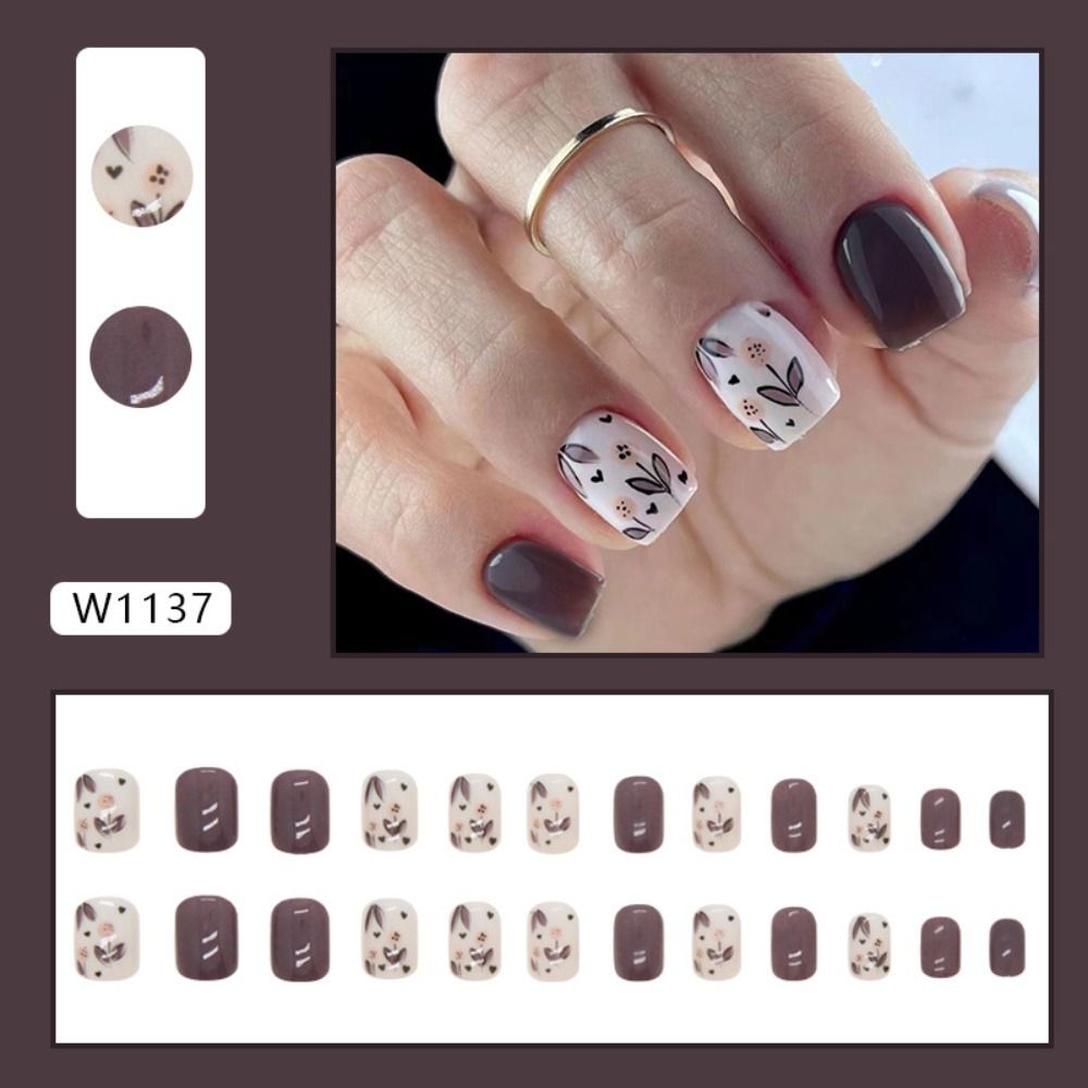 Nuevas uñas postizas redondas  - Nail Art Zebra reseña y precio