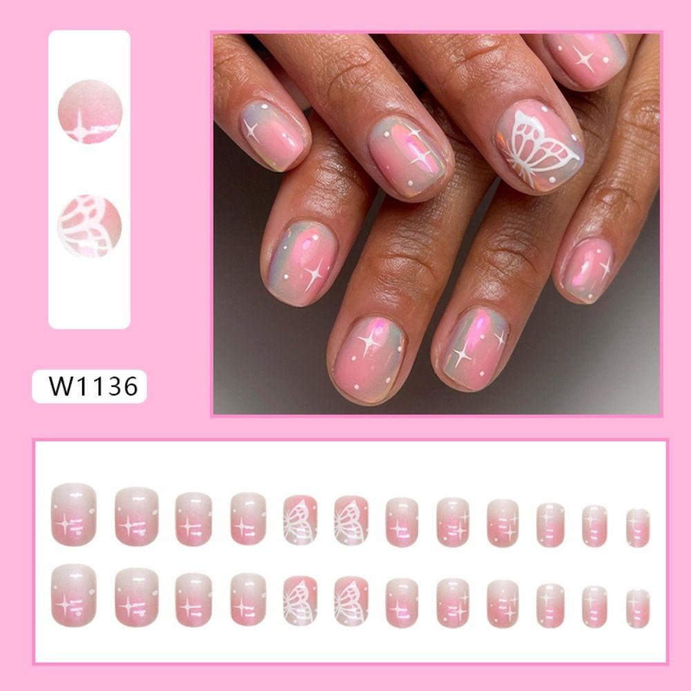 Nuevas uñas postizas redondas  - Nail Art Zebra reseña y precio