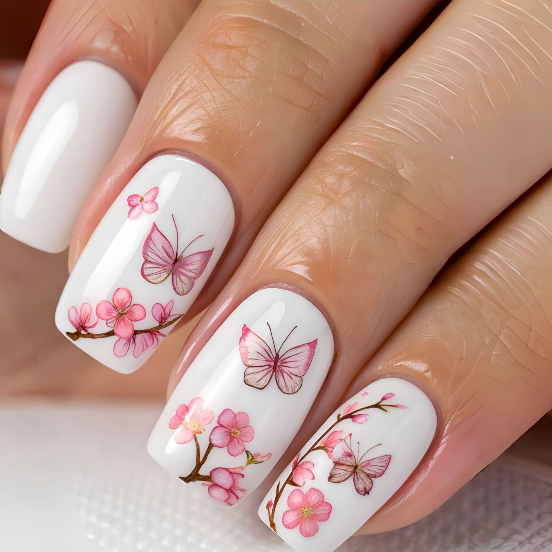 Uñas postizas medianas para mu - Nail Art Aesthetic reseña y precio