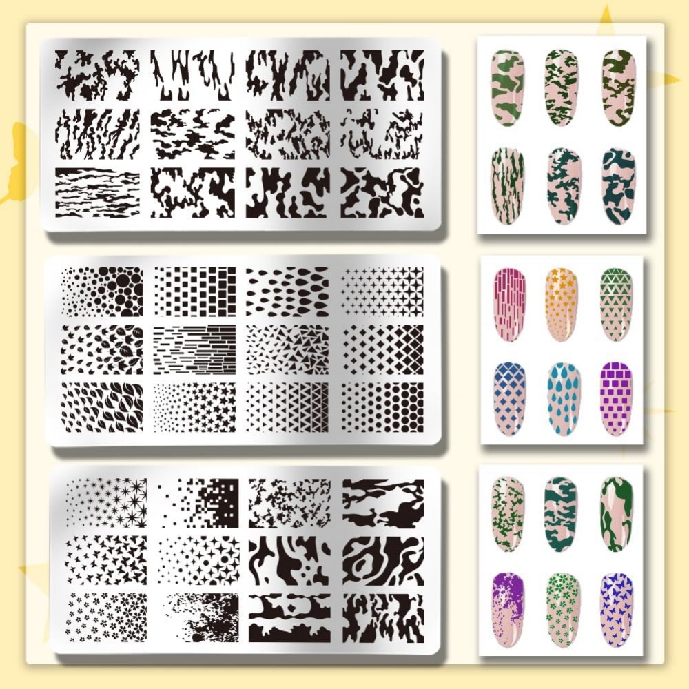 Plantillas de placa de estampa - Nail Stamping Plate reseña y precio
