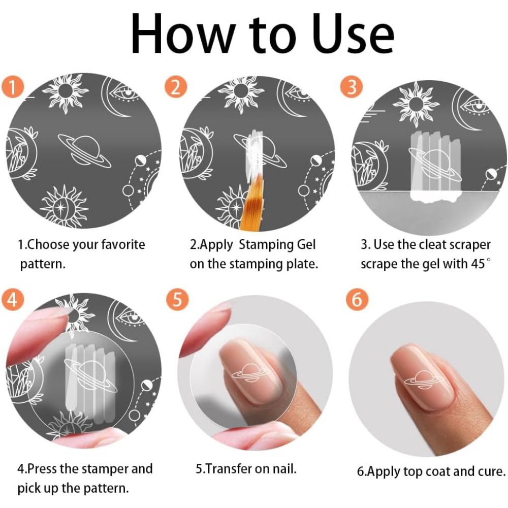 Plantillas de placa de estampa - Nail Stamping Plate reseña y precio