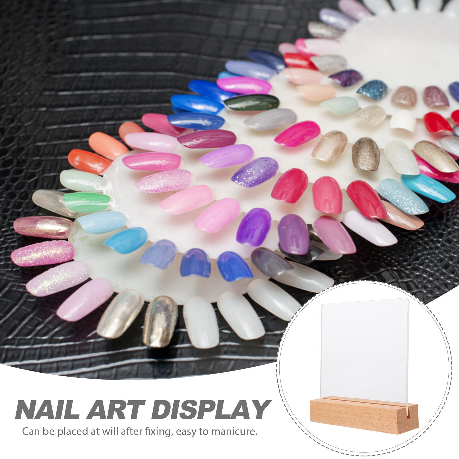 Exhibidor de Uñas de Acrílico  - Nail Art Natural reseña y precio