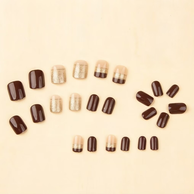 Uñas postizas cuadradas cortas - Nail Art Aesthetic reseña y precio