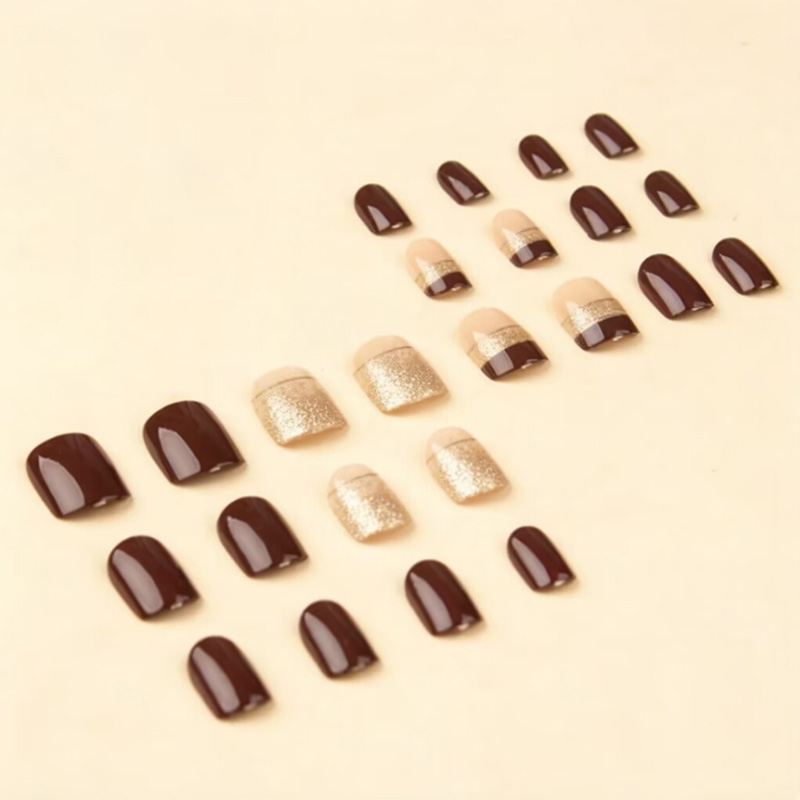 Uñas postizas cuadradas cortas - Nail Art Aesthetic reseña y precio