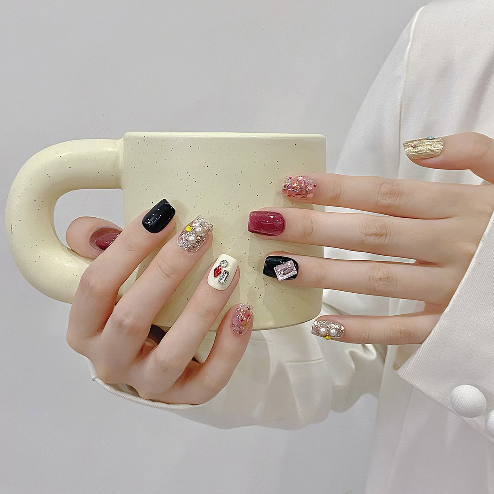 Uñas postizas hechas a mano, U - Nail Art Aesthetic reseña y precio