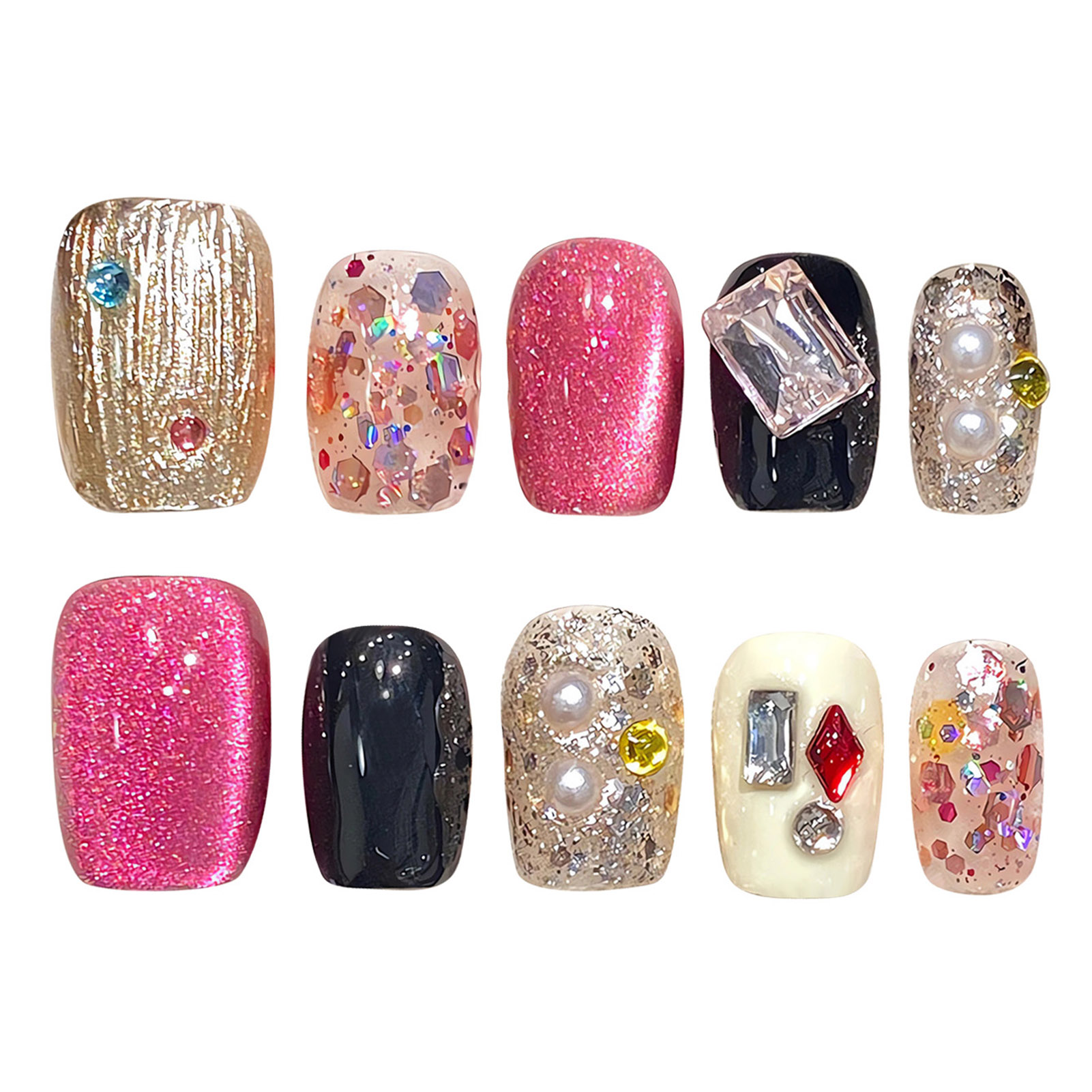 Uñas postizas hechas a mano, U - Nail Art Aesthetic reseña y precio