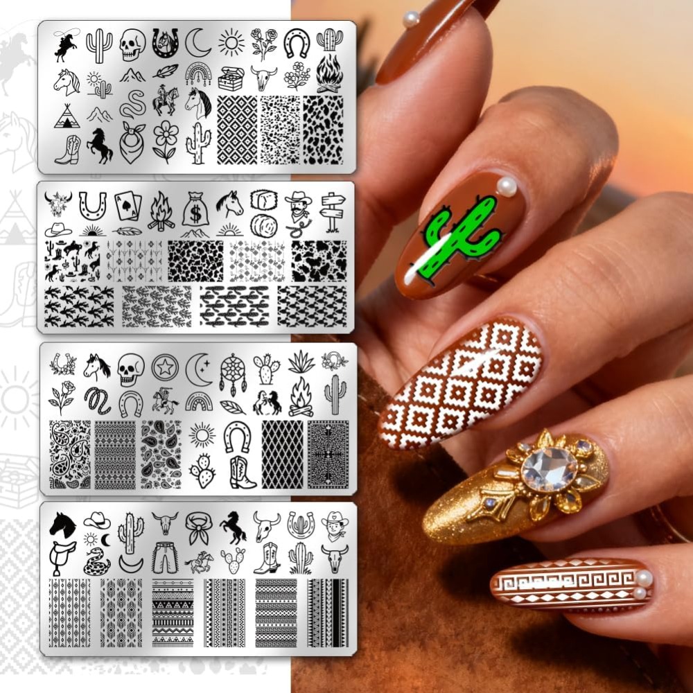 Plantillas de acero inoxidable - Nail Stamping Plate reseña y precio
