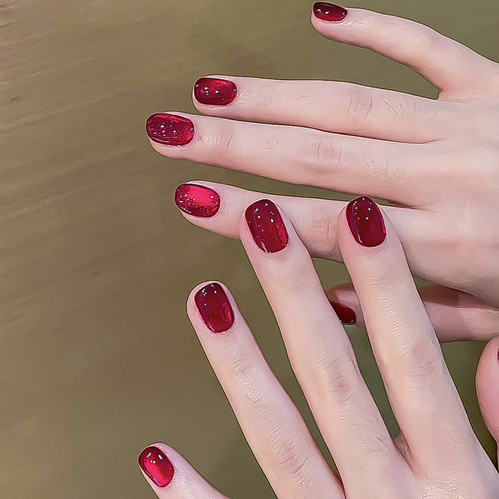 Xeijayi 10ml vino rojo ojo de  - Nail Art Red Wine Cat Eye reseña y precio