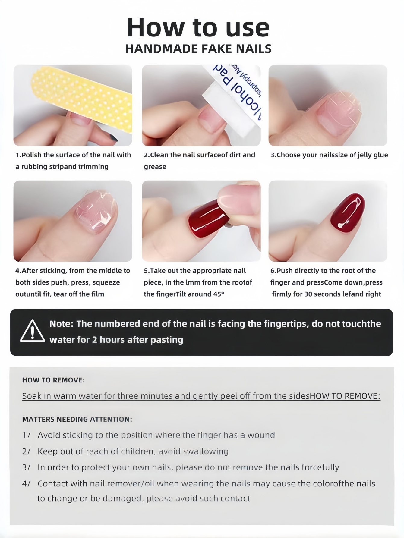 10 Uñas Postizas en Forma de A - Nail Art Aesthetic reseña y precio