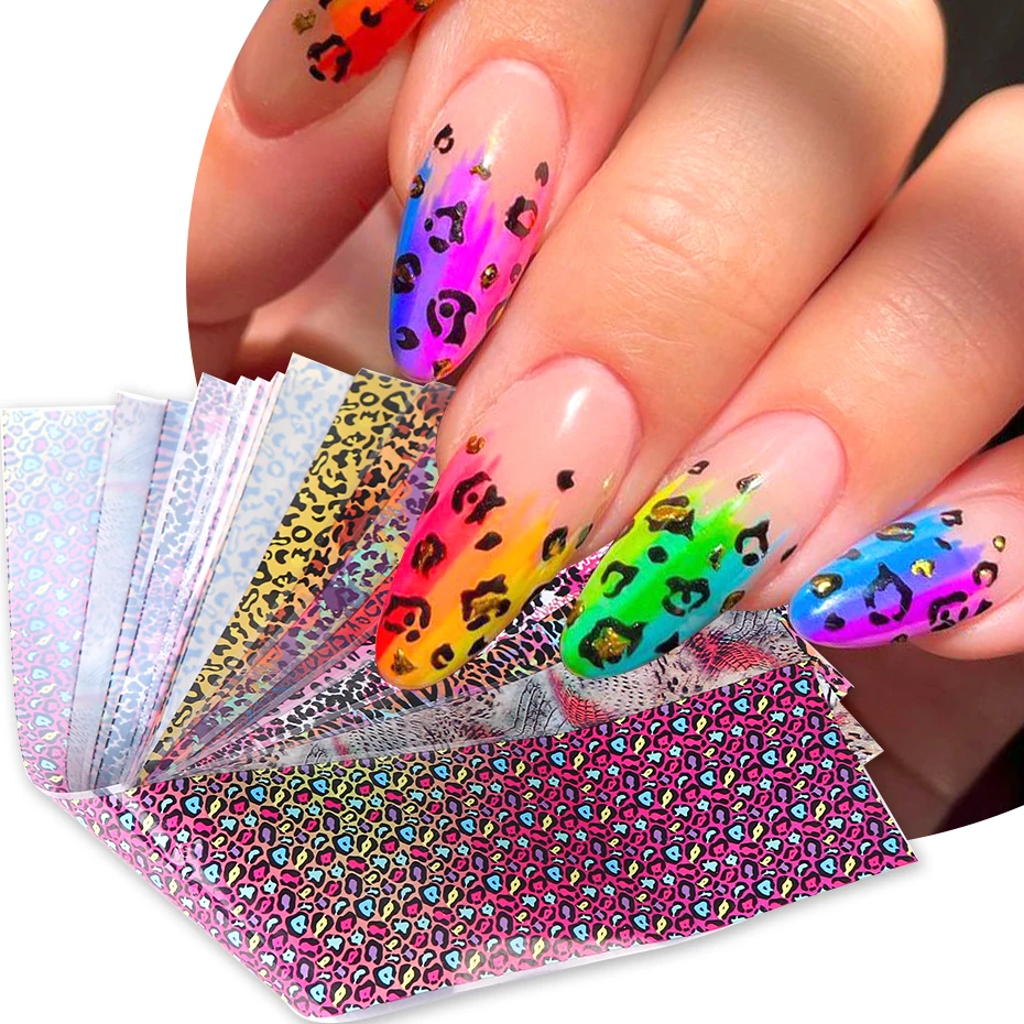 10 piezas de láminas de transf - Nail Art Zebra reseña y precio