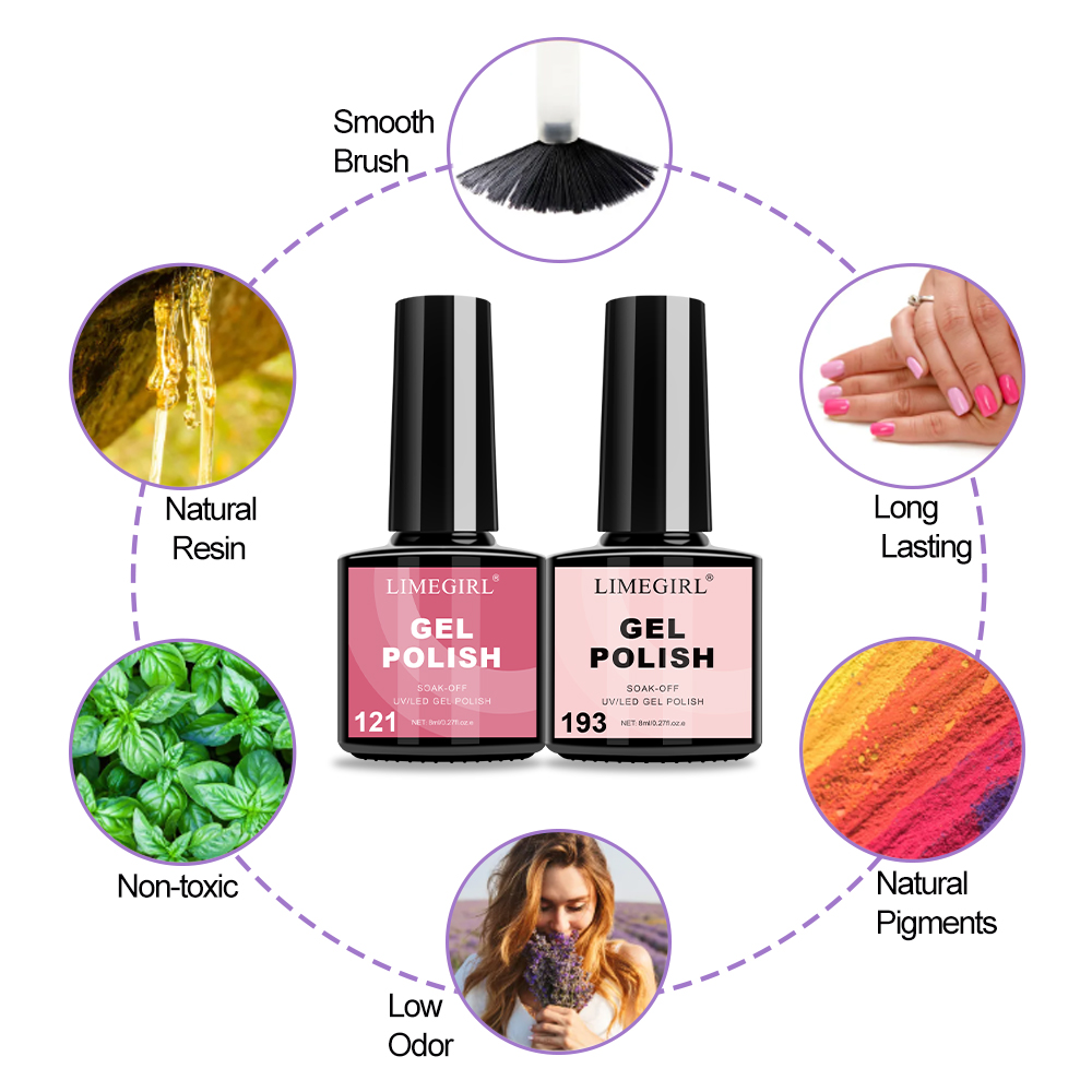 Limegirl-Juego de esmalte de u - Nail Art Full Color reseña y precio