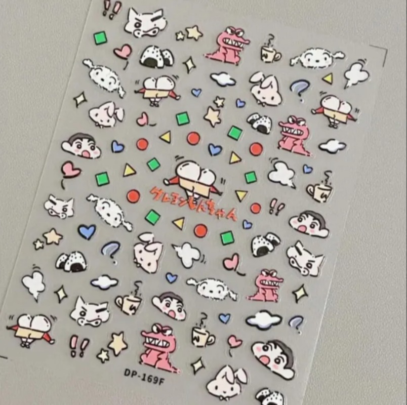 Crayon Shin-chan - Cuaderno de - Nail Art Design reseña y precio