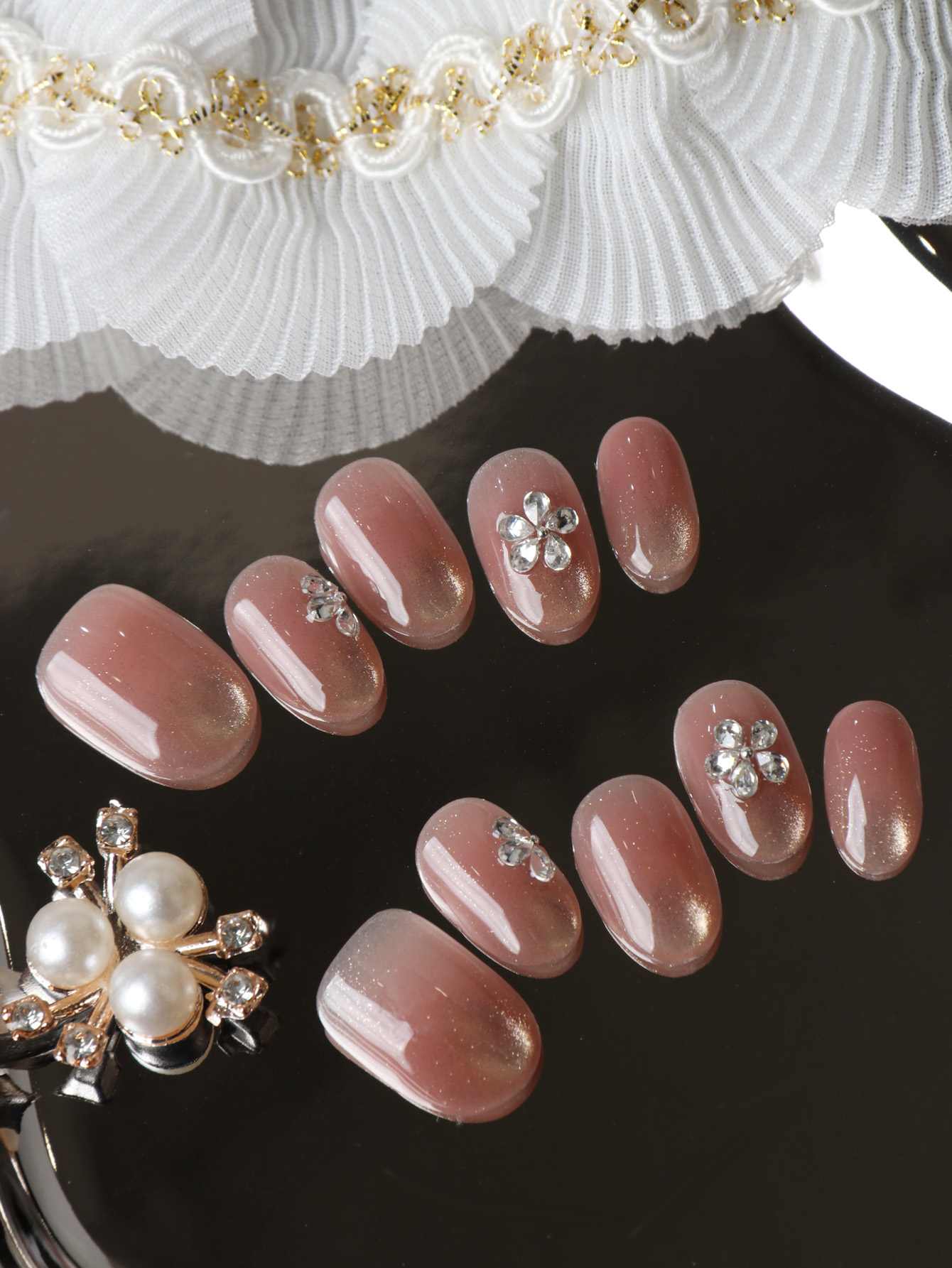 10 Uñas Postizas Cortas con Di - Nail Art Design reseña y precio