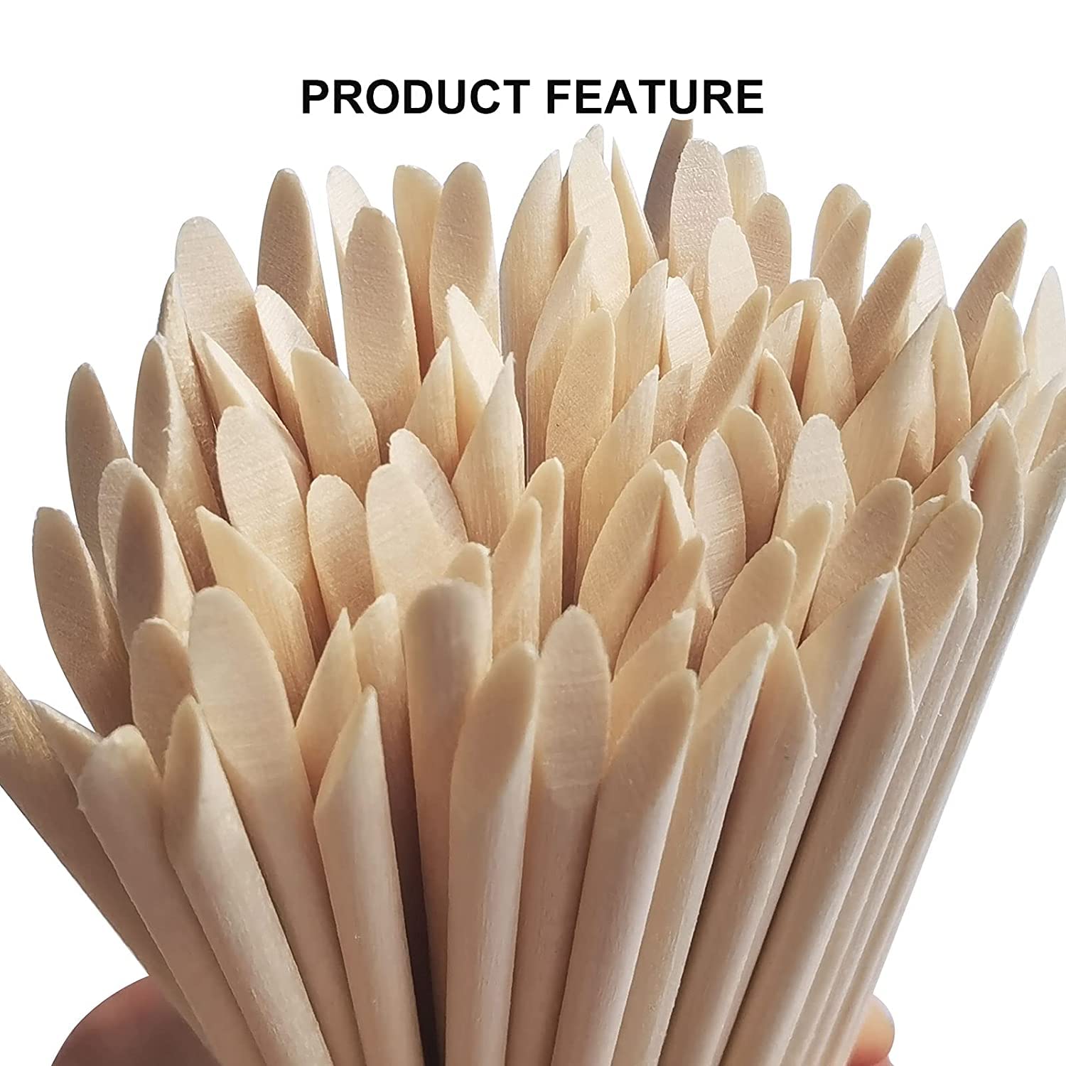 100/50 Uds. Palillos de madera - Nail Art Orange reseña y precio